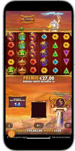 Vitória grande com Super Scatter símbolo dourado